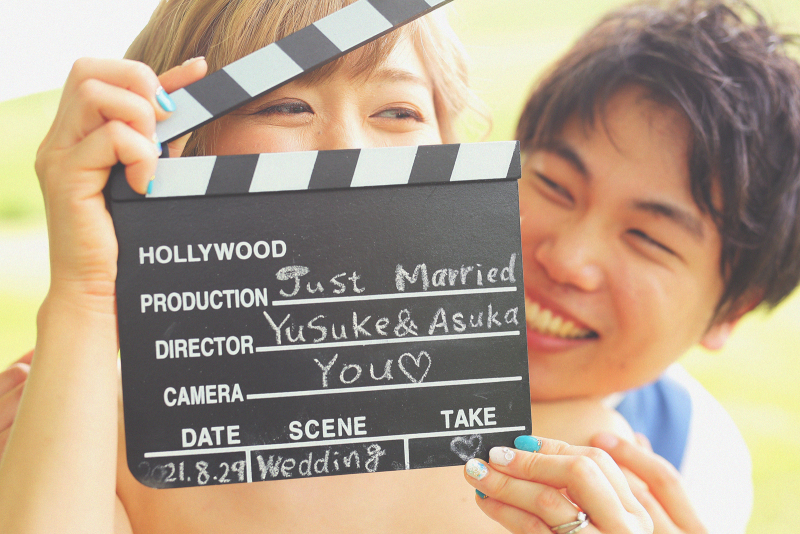 持ち込みの小物で2人らしさアップ！