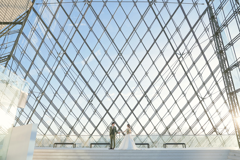 青空の下、お2人と一緒に