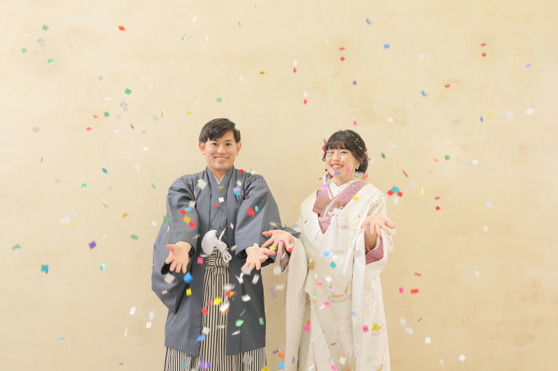 色鮮やかなコンフェッティ♪