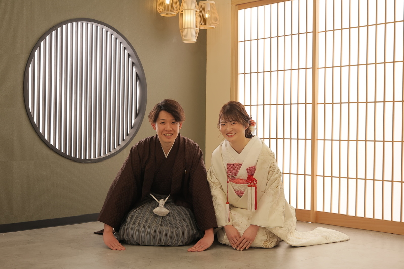 最後は正座ショット♬