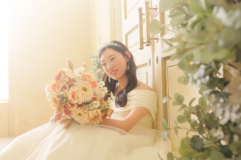 お嫁様のソロカットがかわいい♪