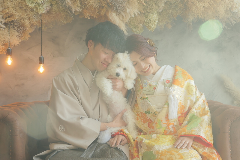 可愛いワンコと一緒に♪