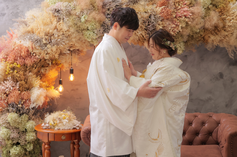 向かい合わせで