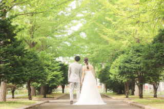 和洋装スタジオ＆洋装ロケーションin伏古公園