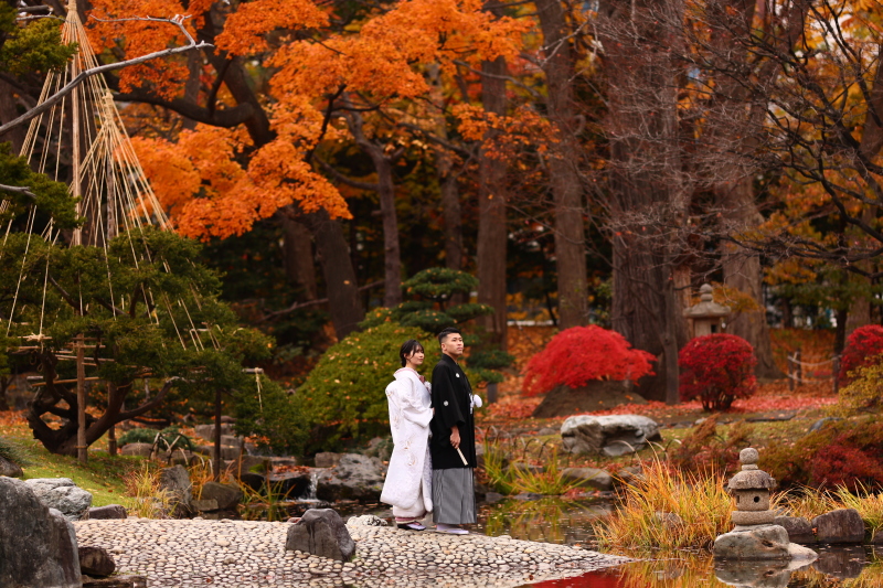庭園の中で・・