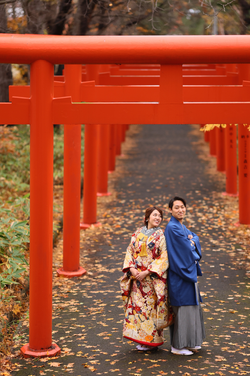 背中合わせショット！！