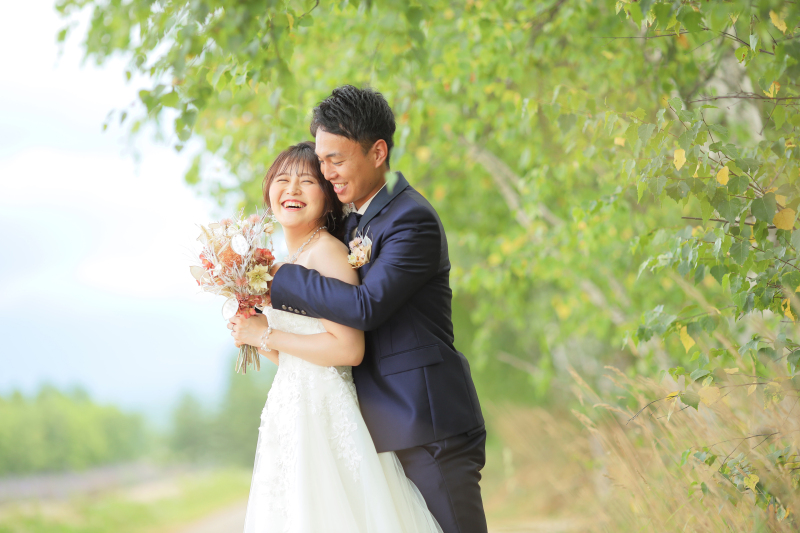 爽やかすぎるハグショット！