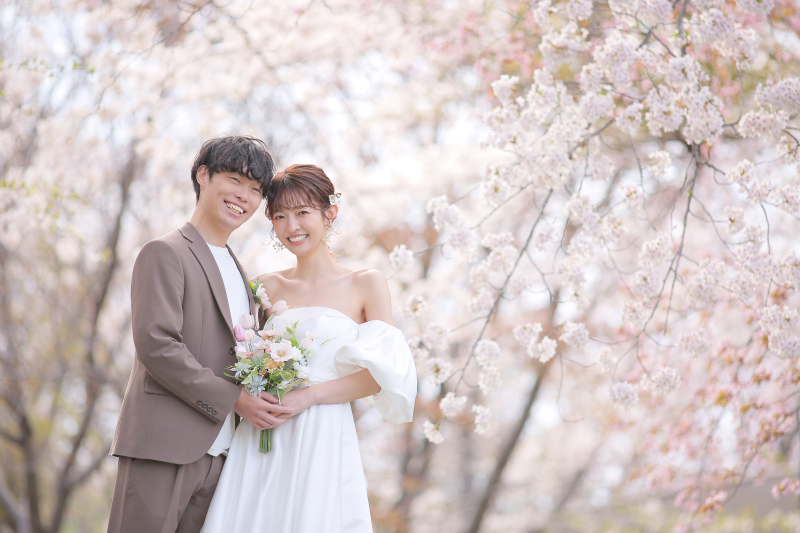 桜,和洋装ロケーション