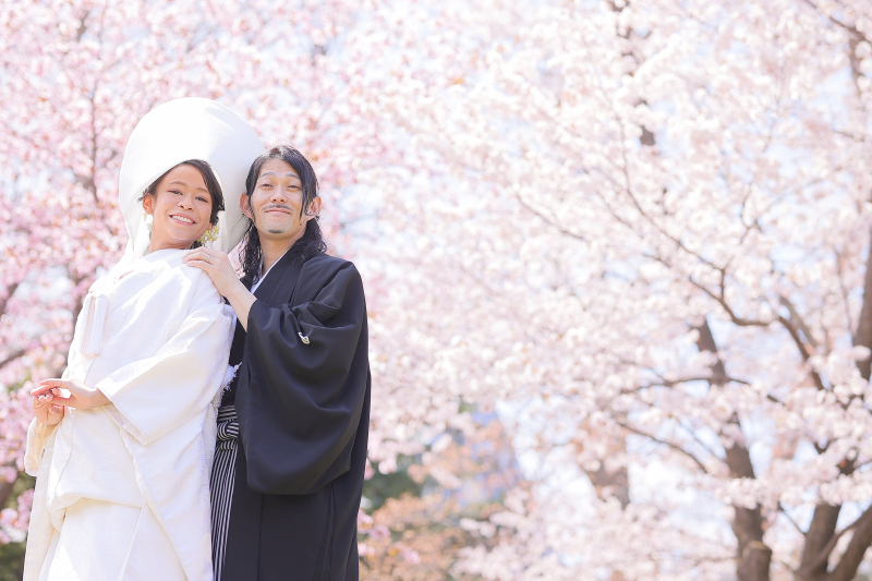 春、公園2か所ロケーション