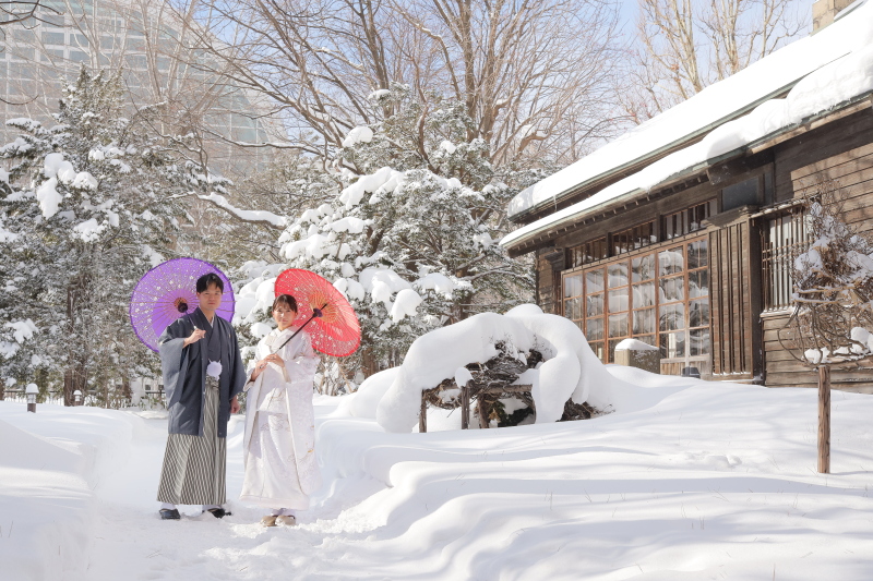 雪景色のロケーション撮影!