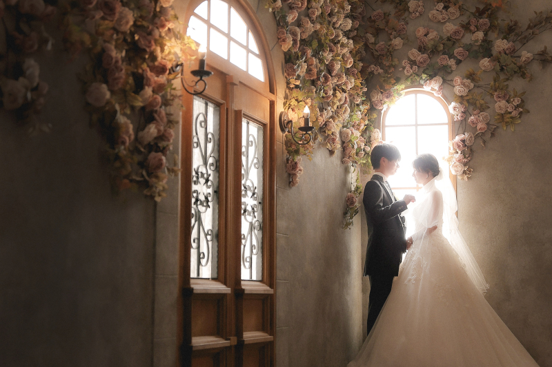 ベールアップのワンシーン