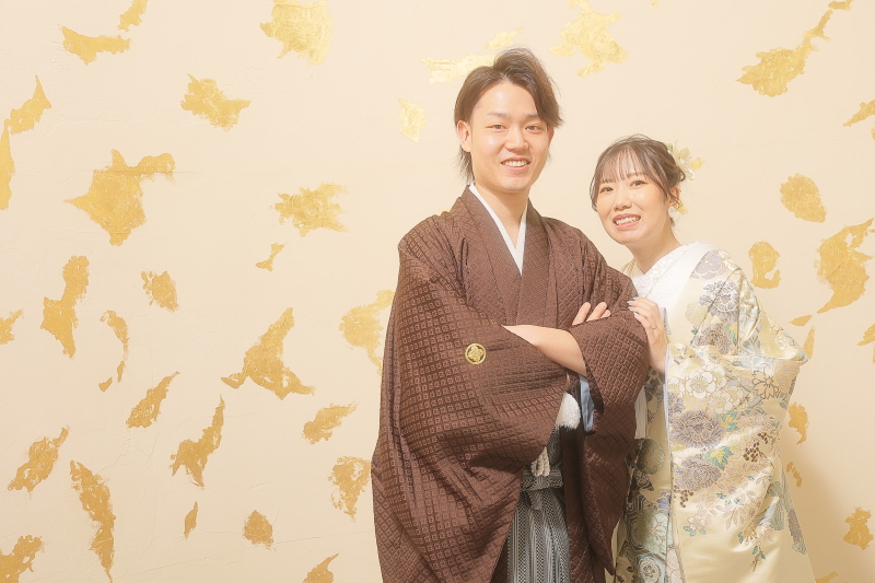 寄り添ったように