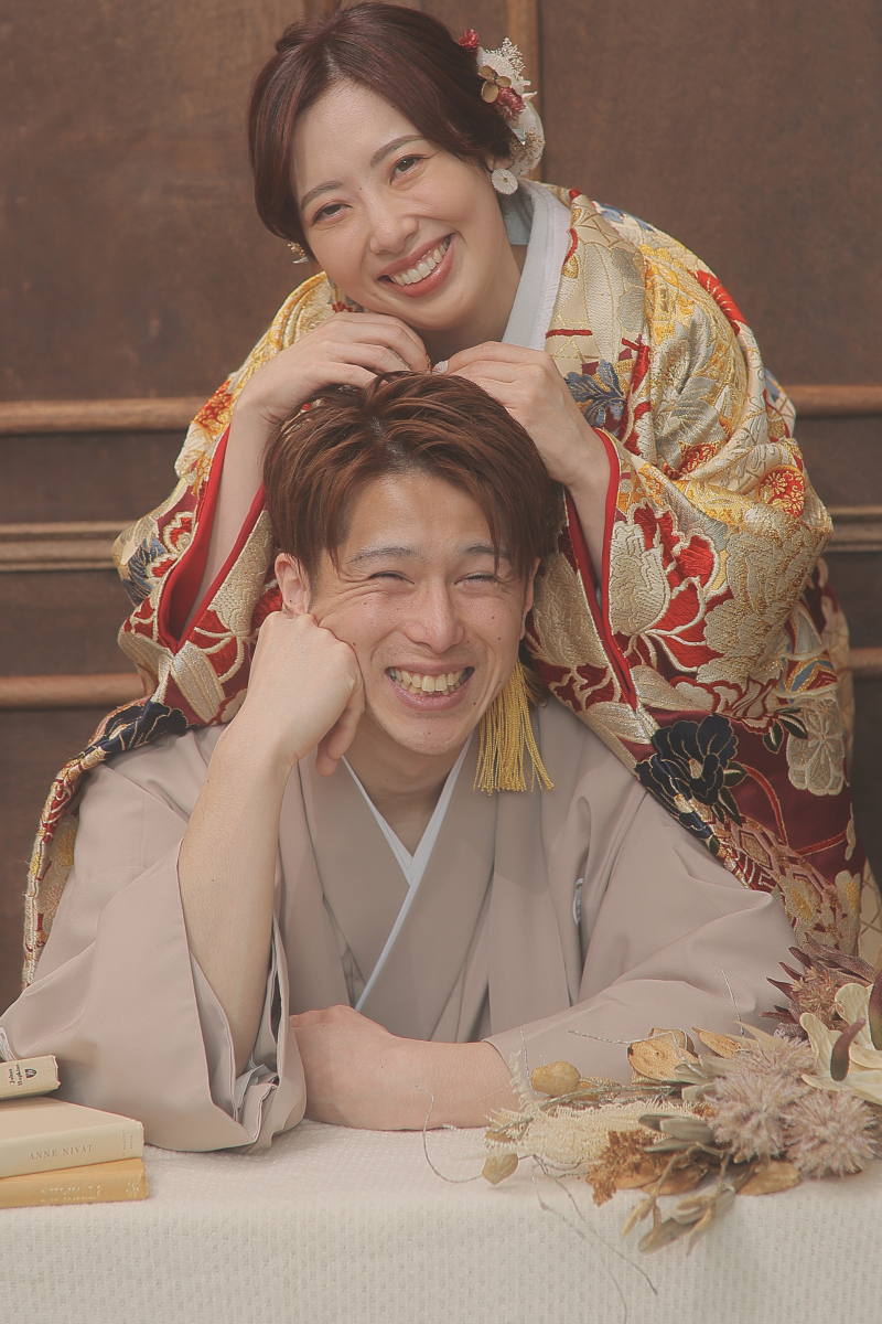 ぎゅっと寄って