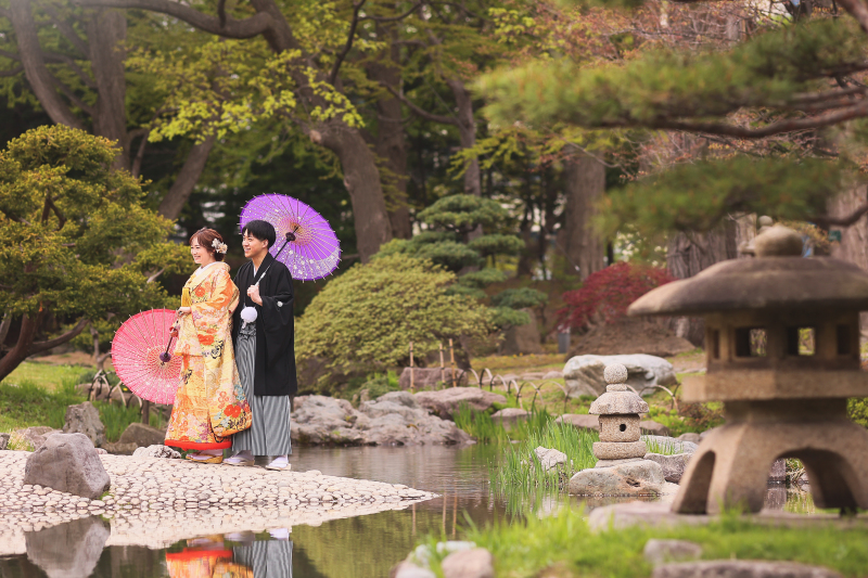 庭園でのお写真