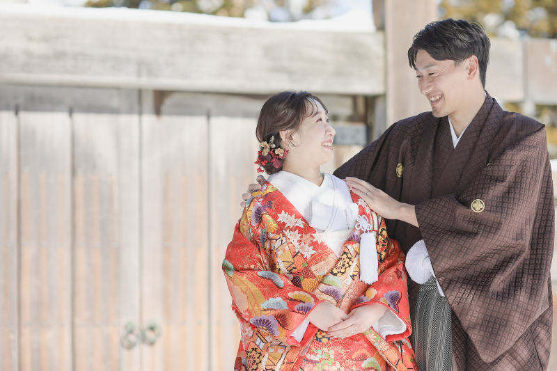 本日は和装ロケーション×洋装スタジオ