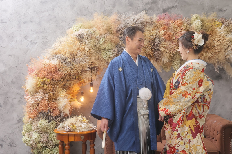 お互いの方を向いて