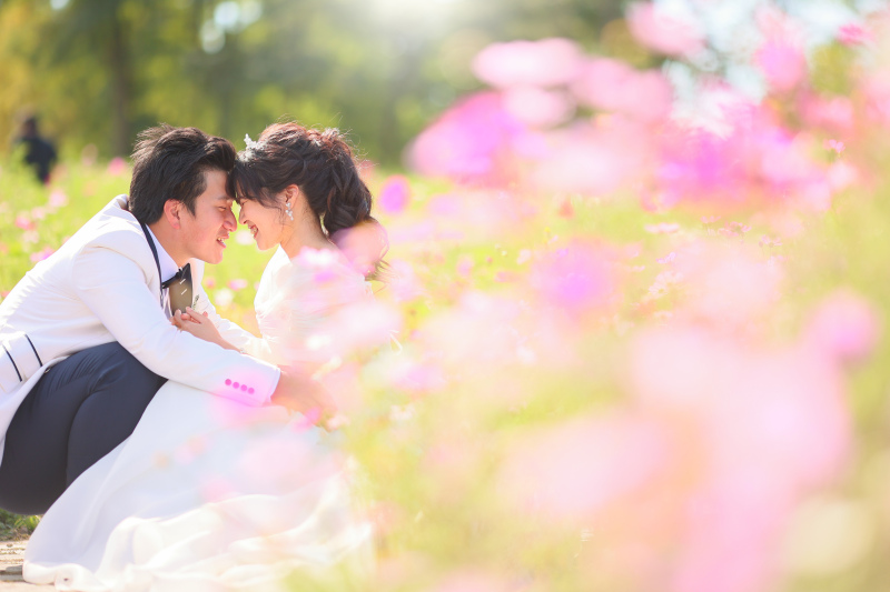 鼻をくっつけて♡