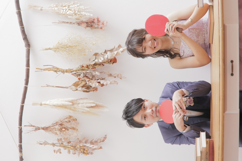 お持込みの小物で2人らしく♪