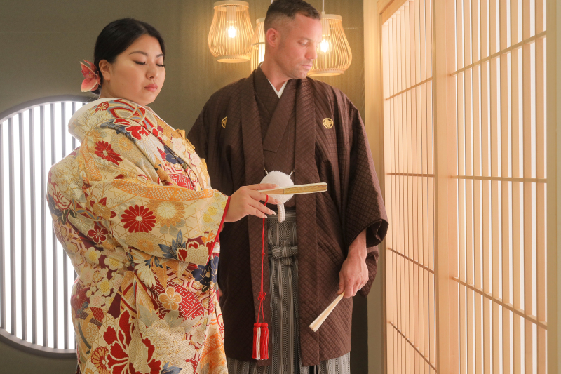 趣のある和室で