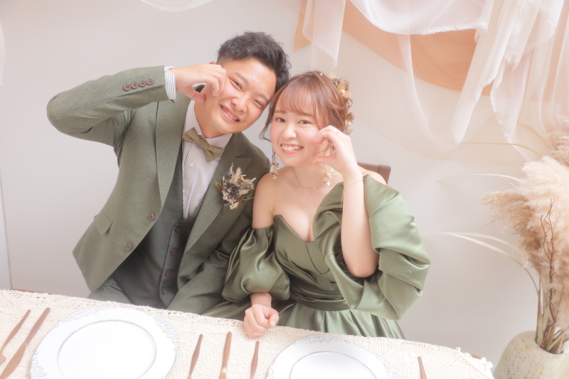 お2人らしい写真を・・