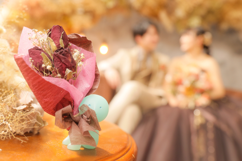 マスコットとミニブーケ⚘