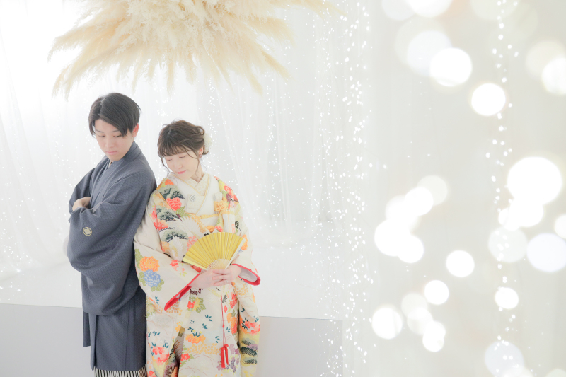 和装でおとなしく