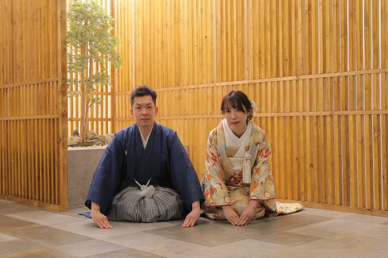 最後は正座で♪