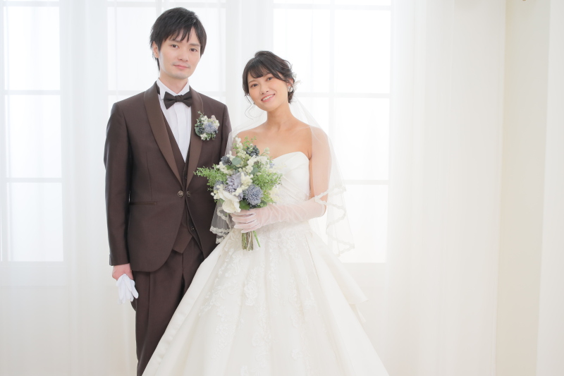 2着目はウェディングドレスで・・