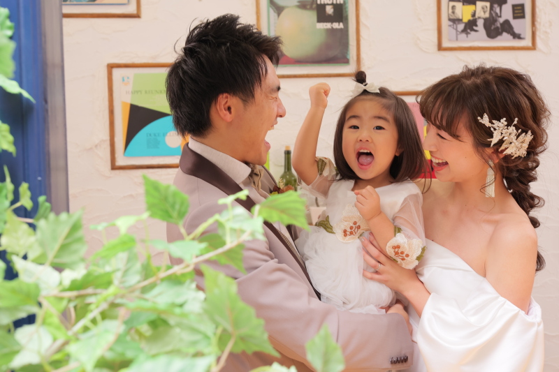 元気に「いぇーい!」