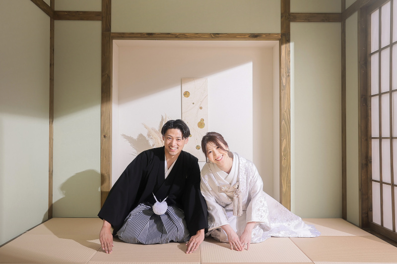 和装ならではの正座+お辞儀ショット♪