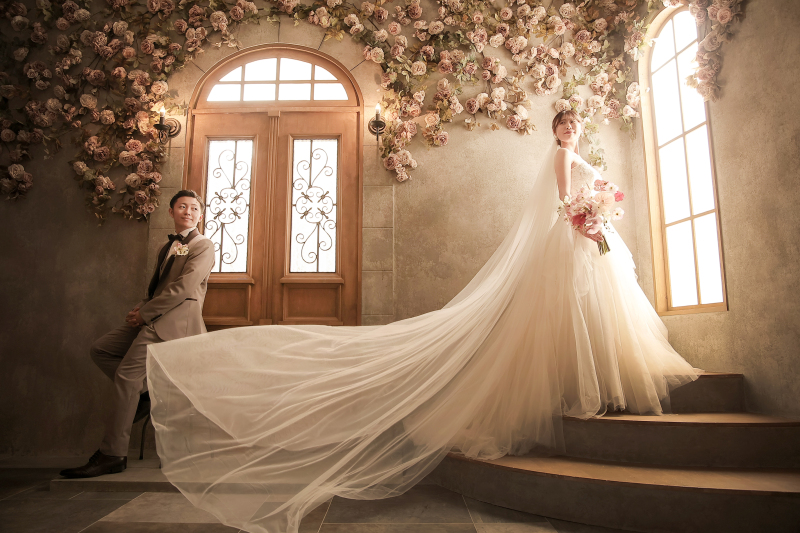 広さを活かしたロングベールショット⚘