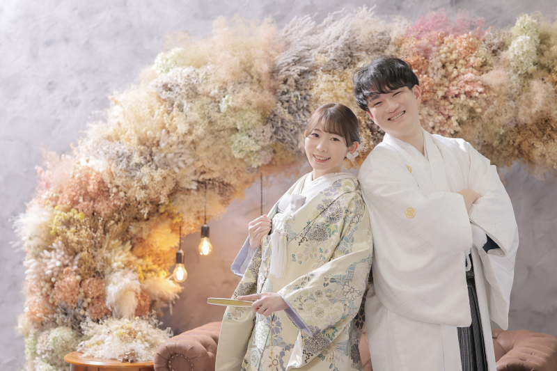 寄り添うお2人がステキ!