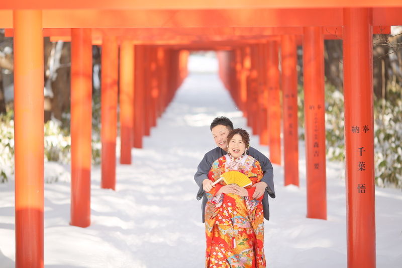 連なる鳥居・・