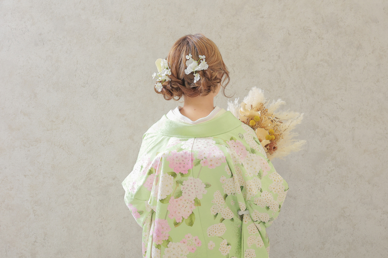 ツインお団子ヘア