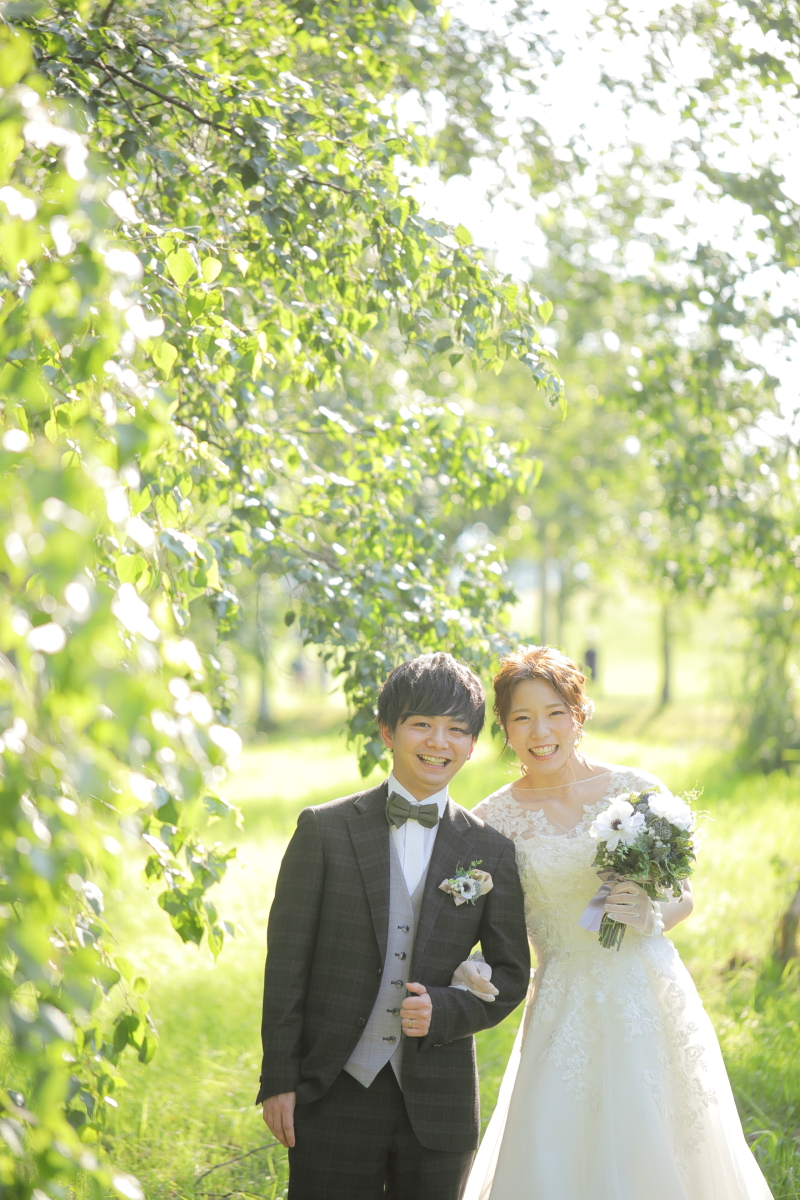 夏らしいキラキラの緑が素敵