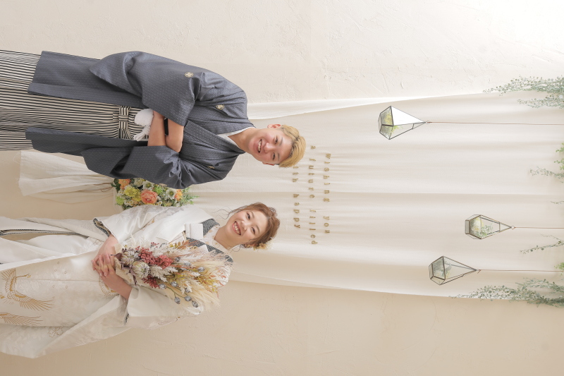 2人らしく気取り過ぎない和装コーデ❁