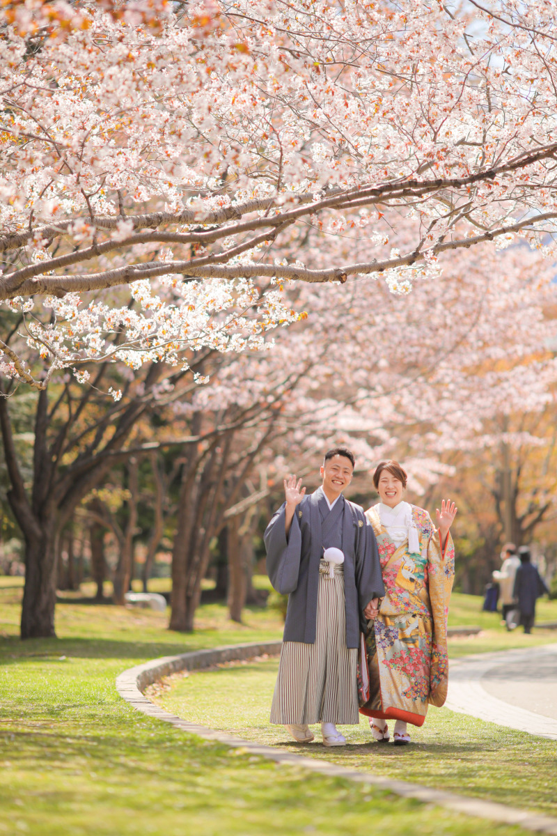 お散歩するお2人！