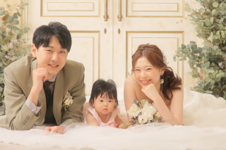 かわいいお子様と３着撮影♪