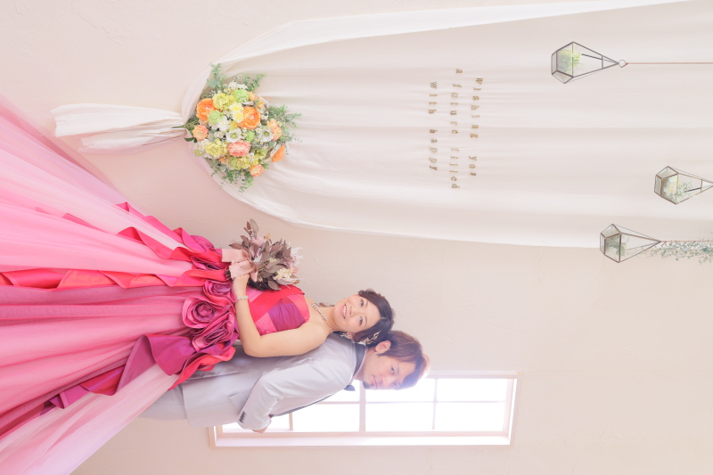 2着目:カラードレス