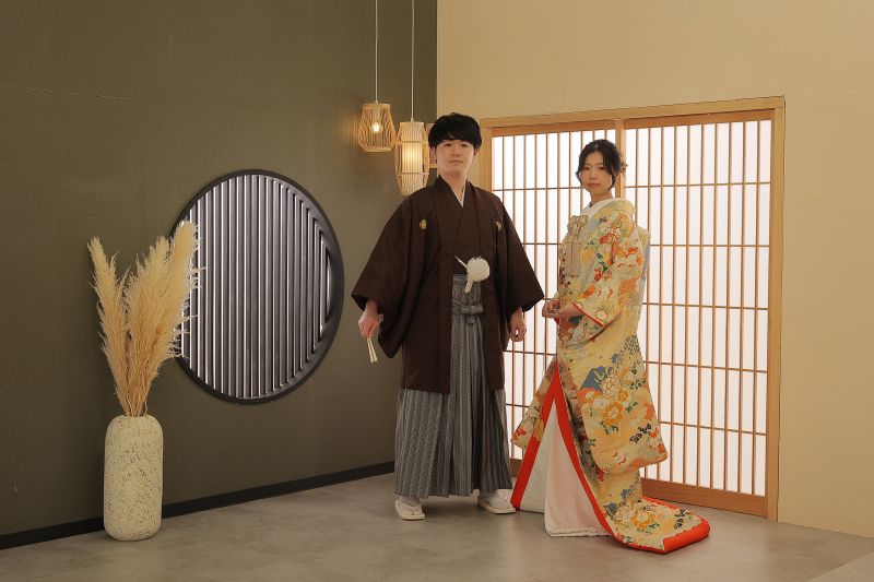 和装にお着換え!