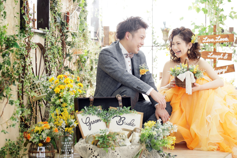 夏のナチュラルウェディング