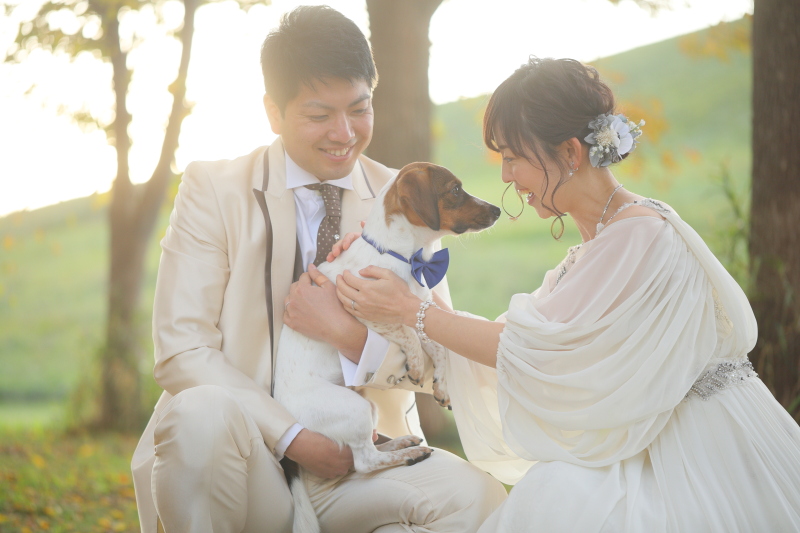 わんちゃんもおめかし❁