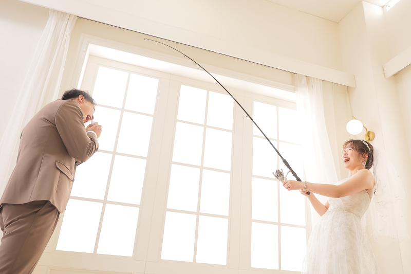 お2人の趣味を取り入れた1枚