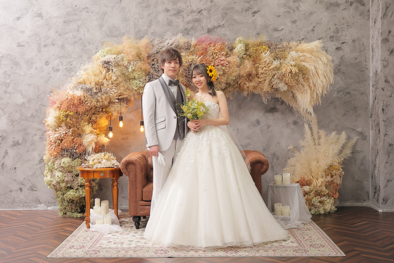 ウエディングドレスにお着がえ❁