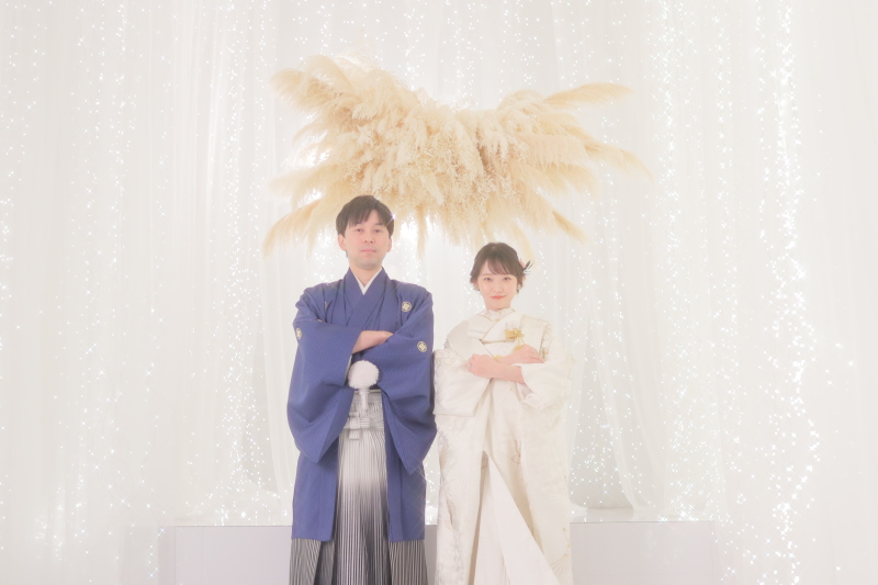 お2人で同じポーズ◎