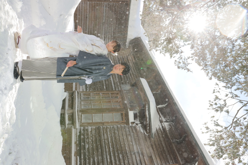 光と雪のフィルターで・・