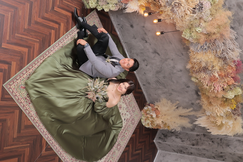 ドレスをハートに♡