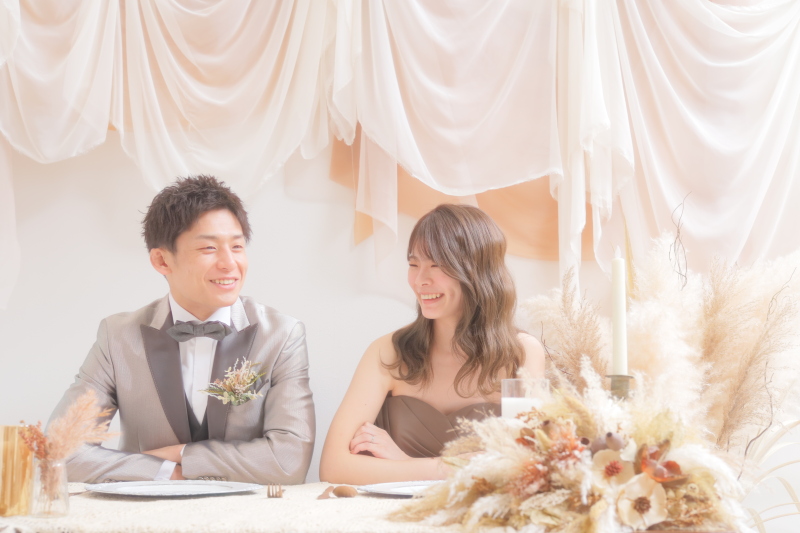 結婚披露宴がモチーフのセット・・