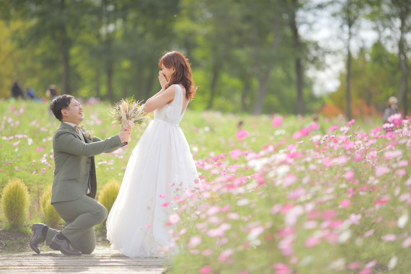 花束のプレゼント♪
