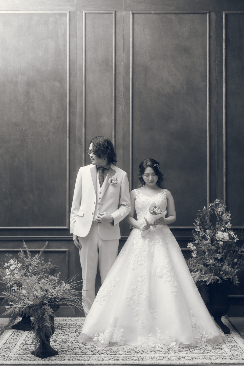 モノクロでシックに